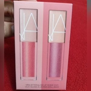 New NARS mini Afterglow lip shine duo gloss.